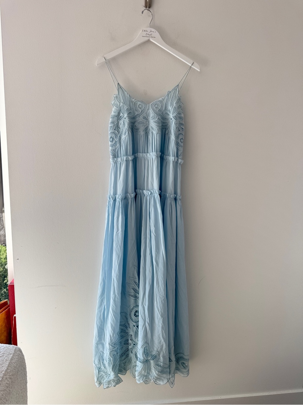 ULLA JOHNSON Filippa Lace Silk Gown 0 - Picture 5 of 11